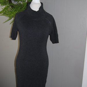 CALVIN KLEIN Asymmetric Neck Sweater Dress